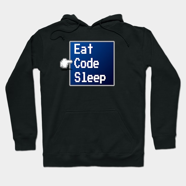 Eat Code Sleep Selection Hoodie by Bruce Brotherton